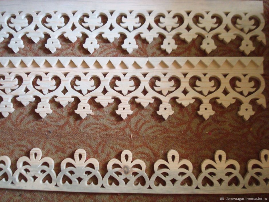Прорезная резьба карнизы фризы Подзоры