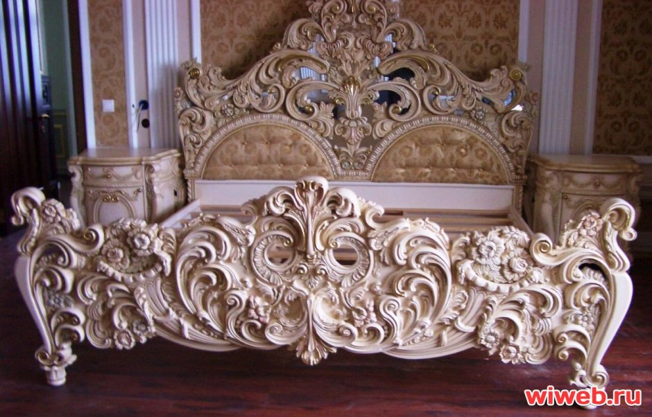 Кровать Ставрос резьба по дереву