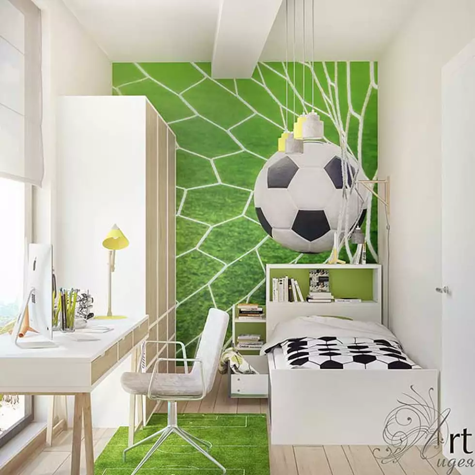 Футбольная комната для мальчика