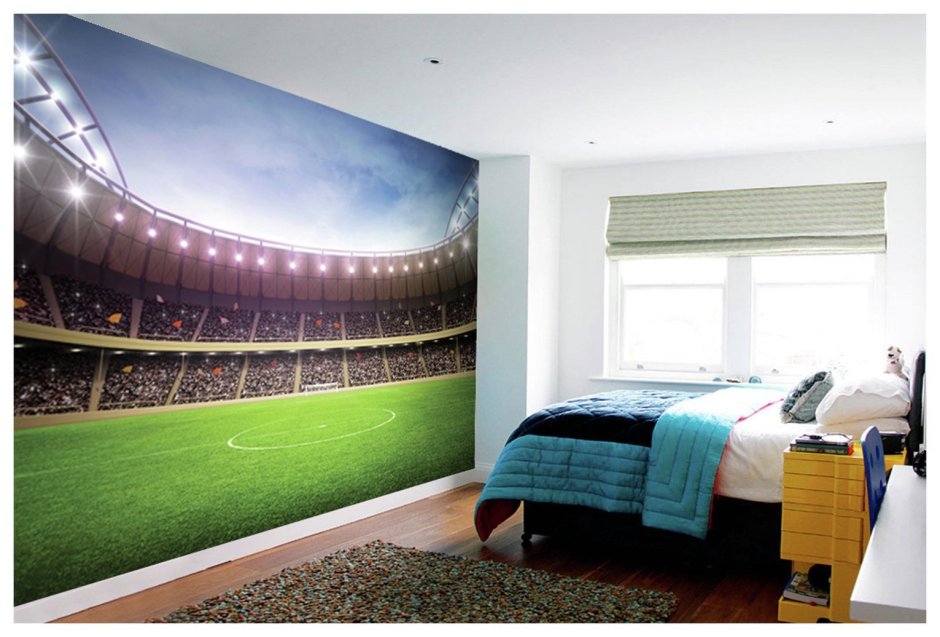 Комната футболиста подростка