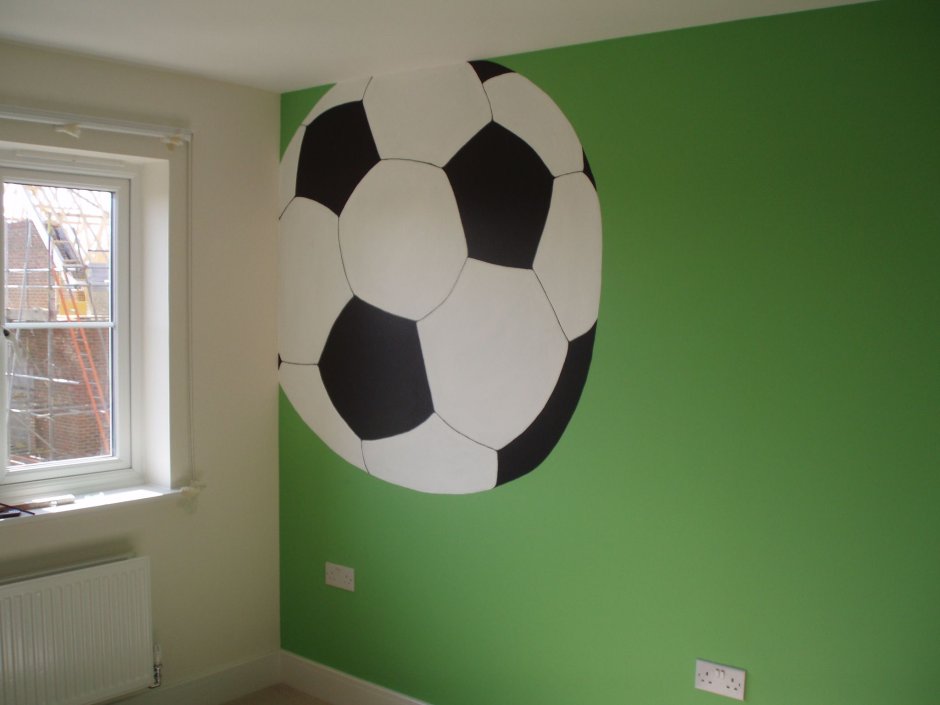 Декор комнаты на тему футбол