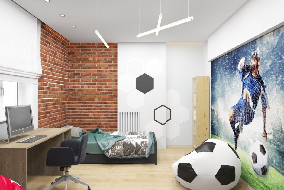 Комната в спортивном стиле