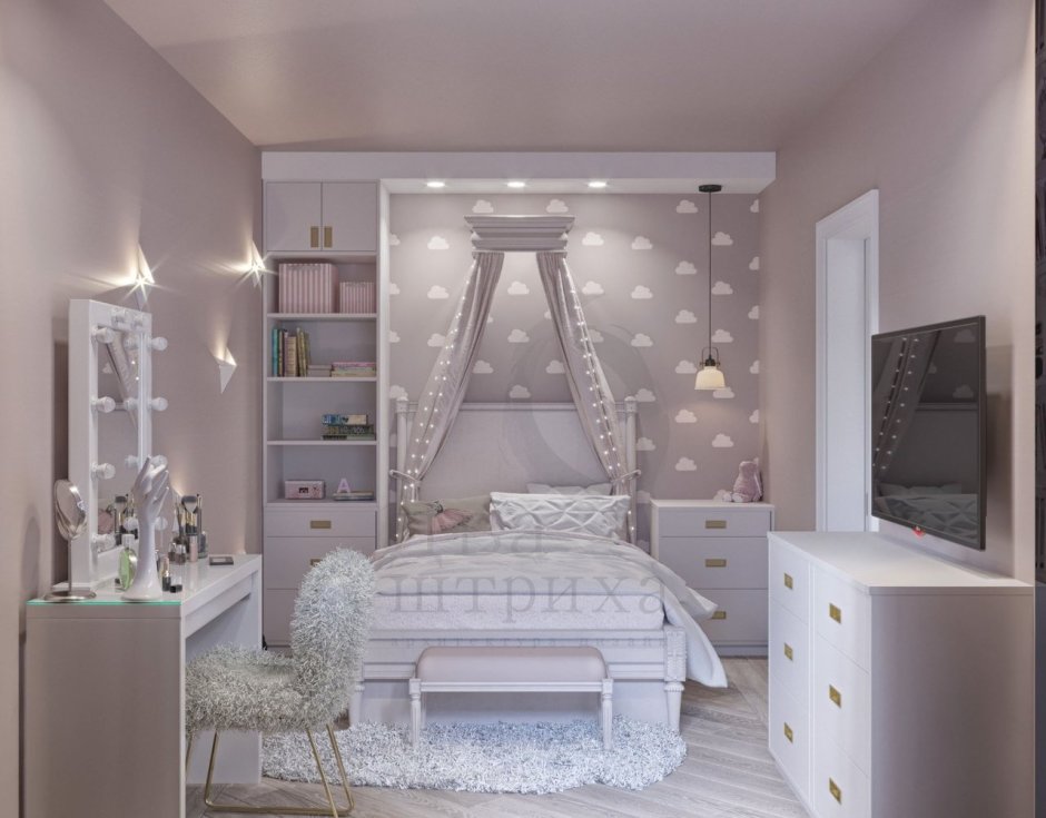 Красивая детская комната девочке подростку
