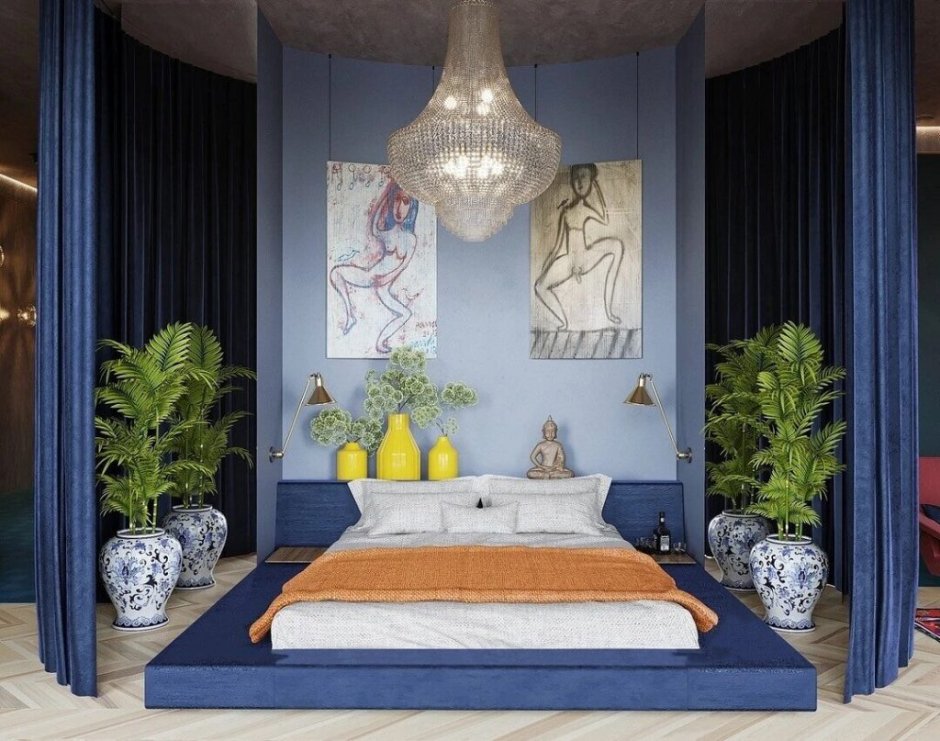 Модные тренды интерьера спальня