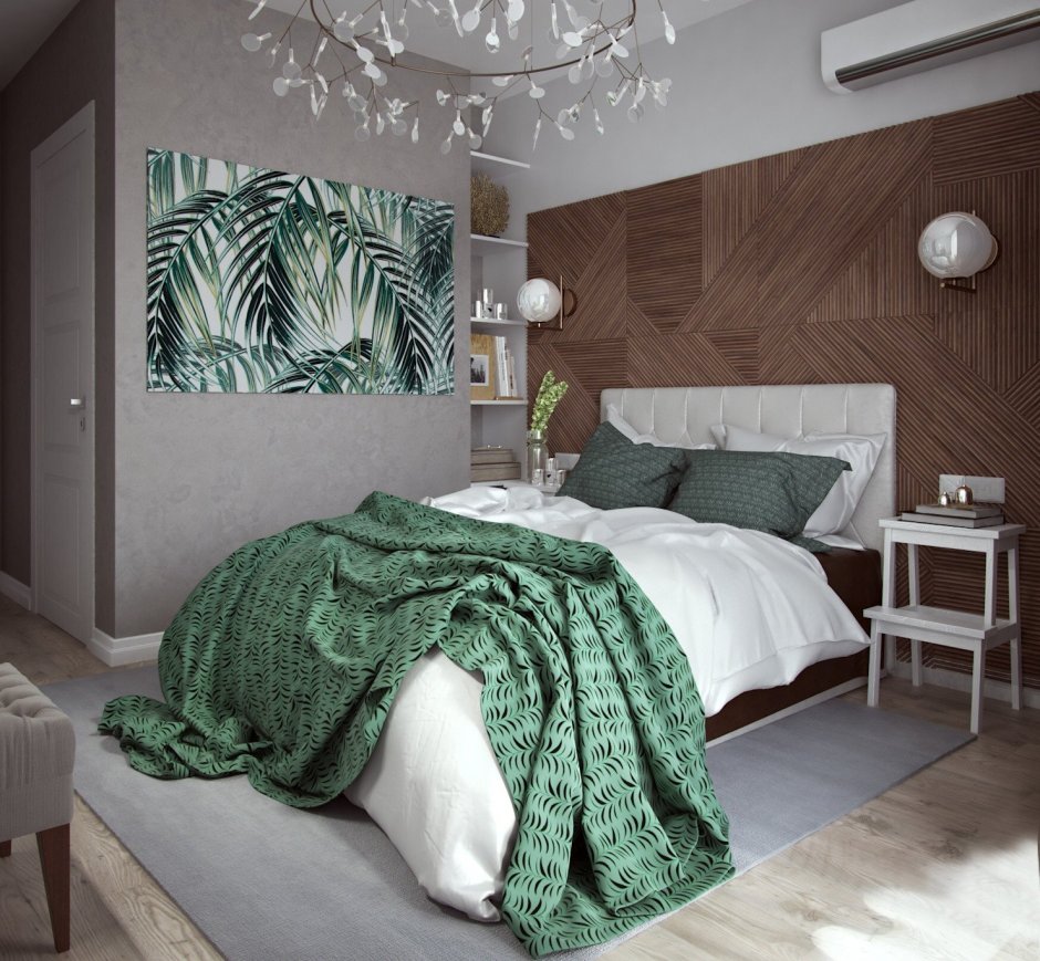 Яркая спальня