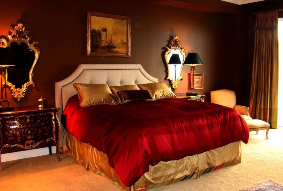 Красная спальня