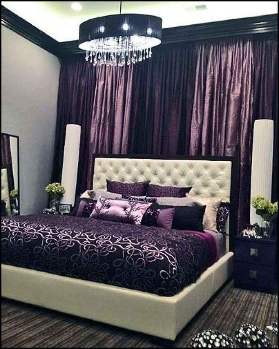 Сиреневая спальня