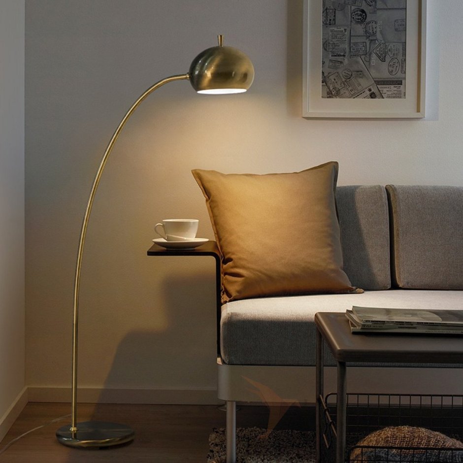 Торшер Margarita Brass Floor Lamp