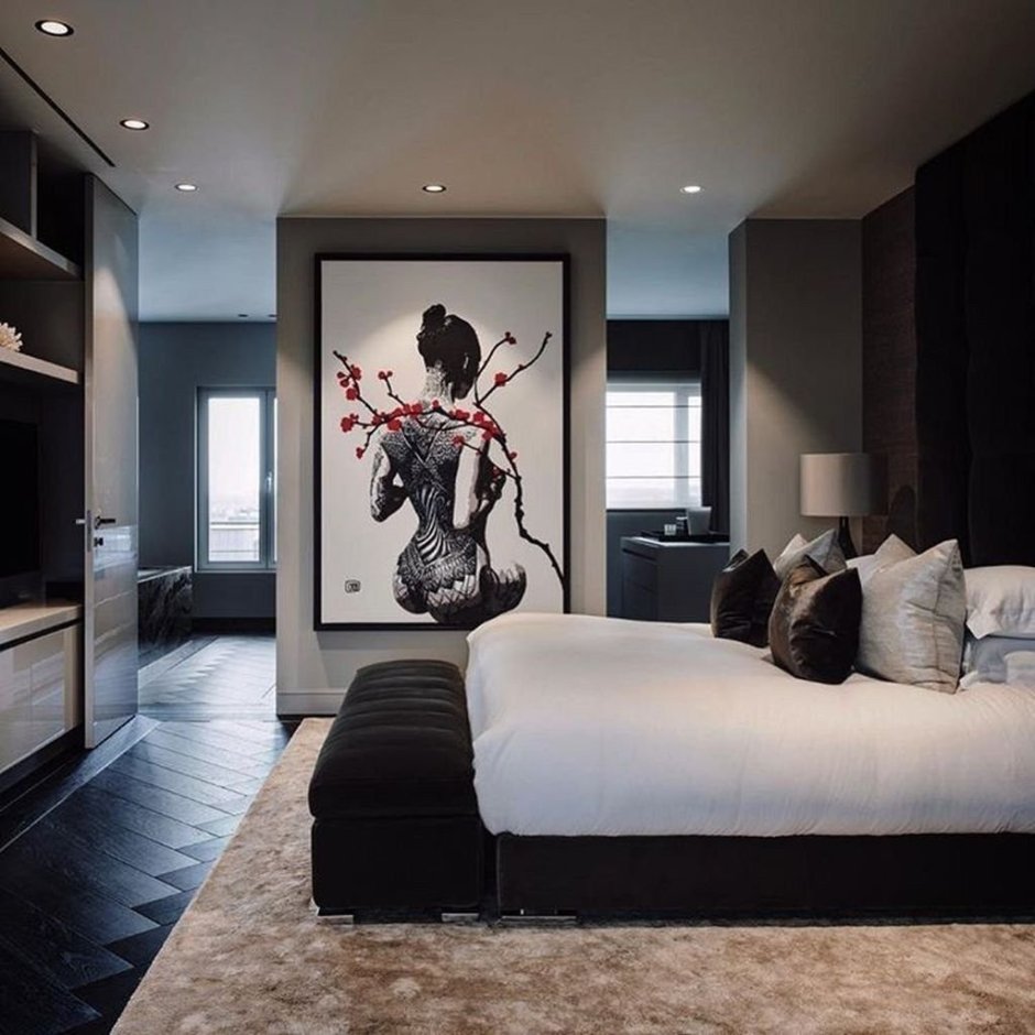 Стильная спальня для девушки