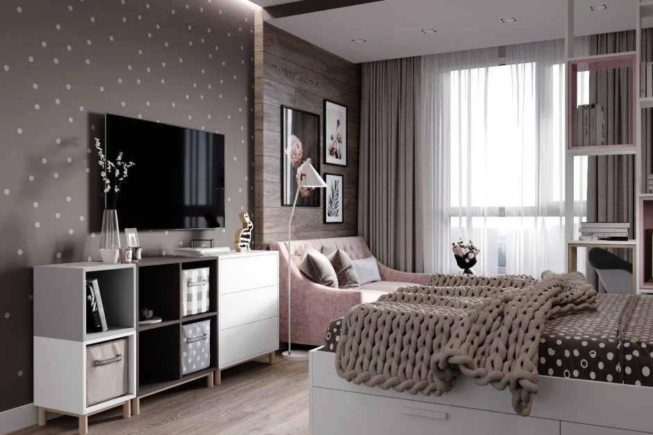 Современная комната для девушки