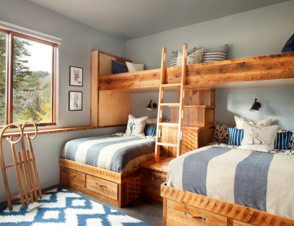 Детские комнаты в стиле Кантри