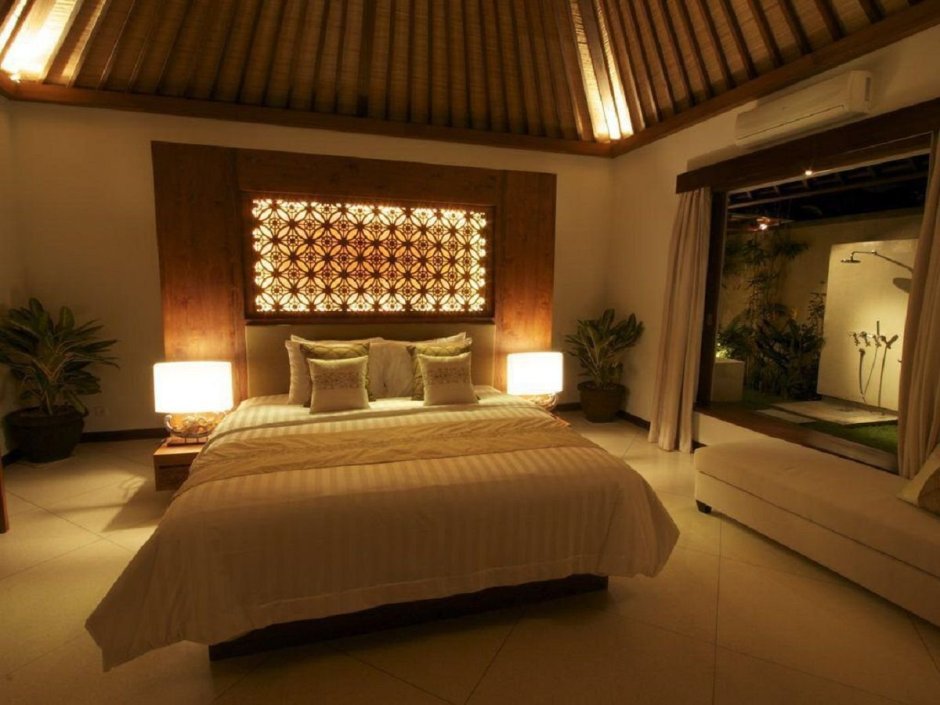 Спальня в балийском стиле в квартире