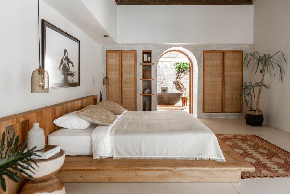 Спальня в балийском стиле