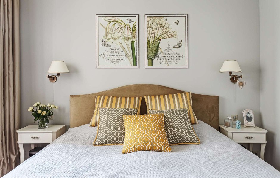 Картины для интерьера спальни