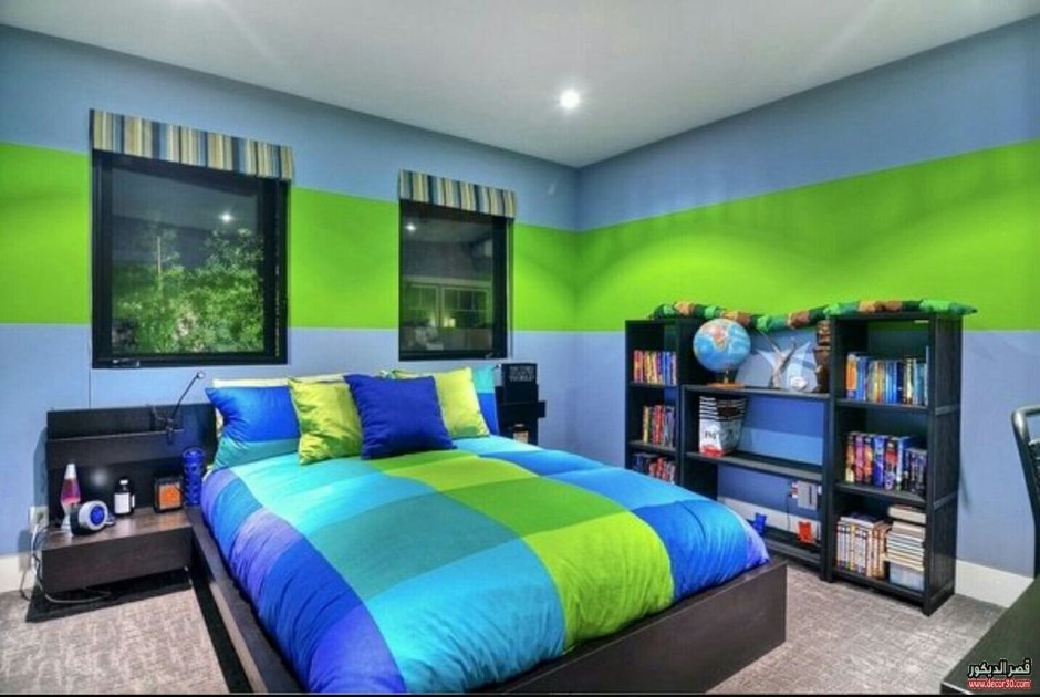 Яркие комнаты для подростков