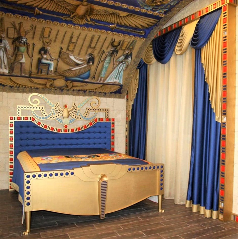 Кровать в египетском стиле
