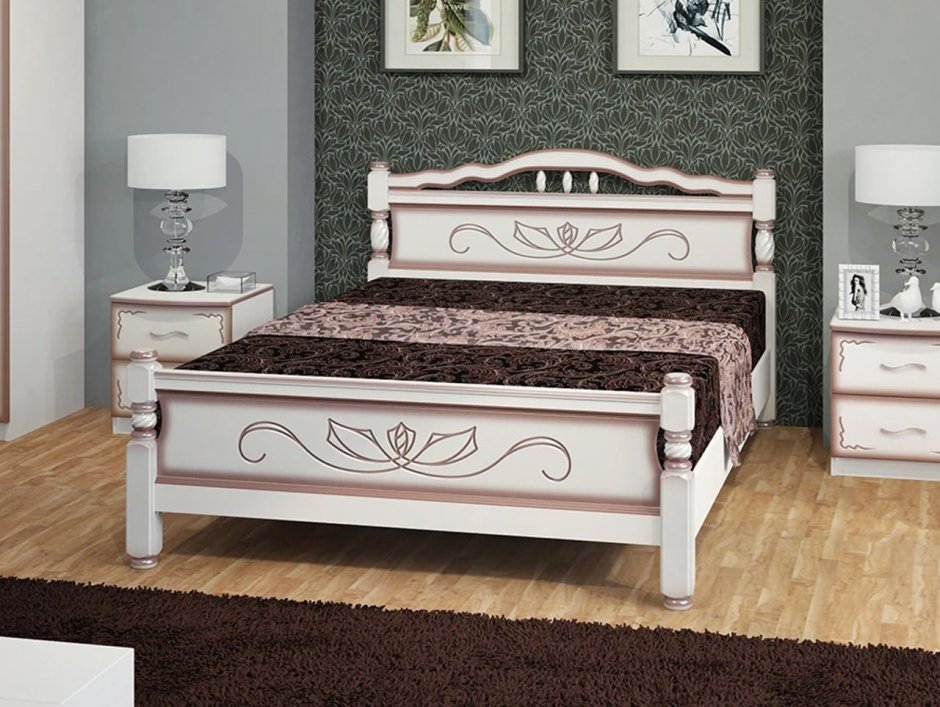 Карина 5 кровать Браво мебель