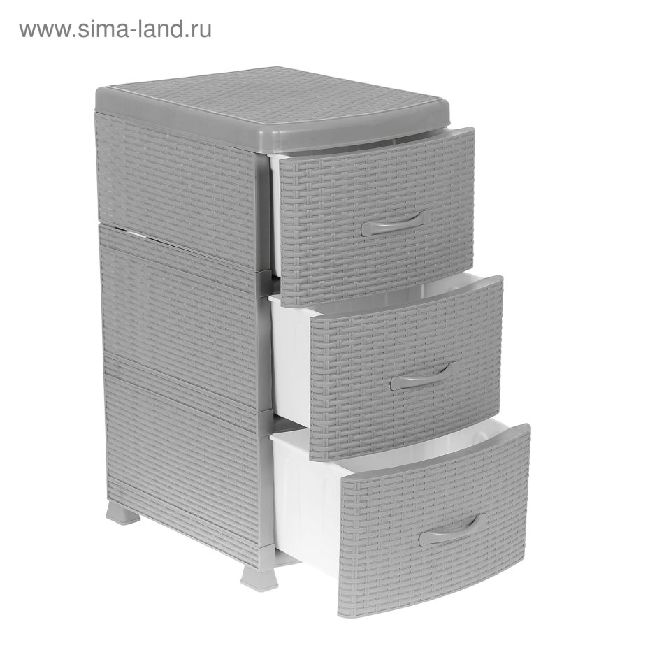 Комод Violet ротанг 3 секции