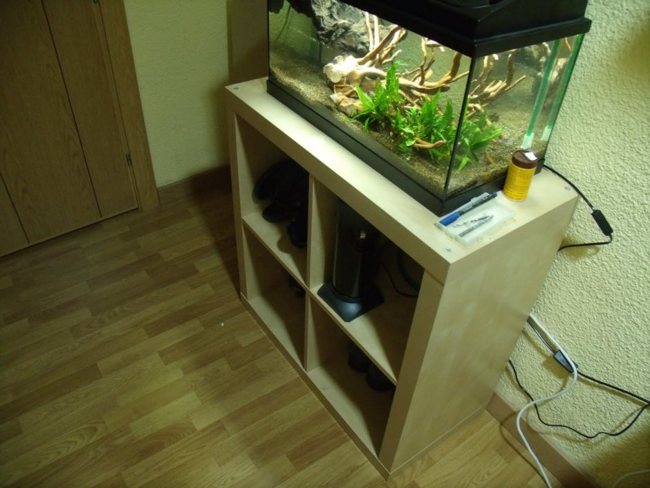 Тумба под аквариум из икеа