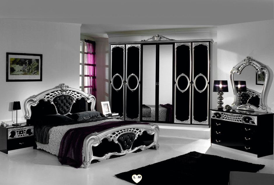 Спальня роза диа мебель орех