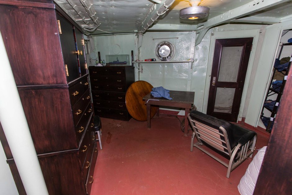 Каюта капитана корабля крейсер Аврора