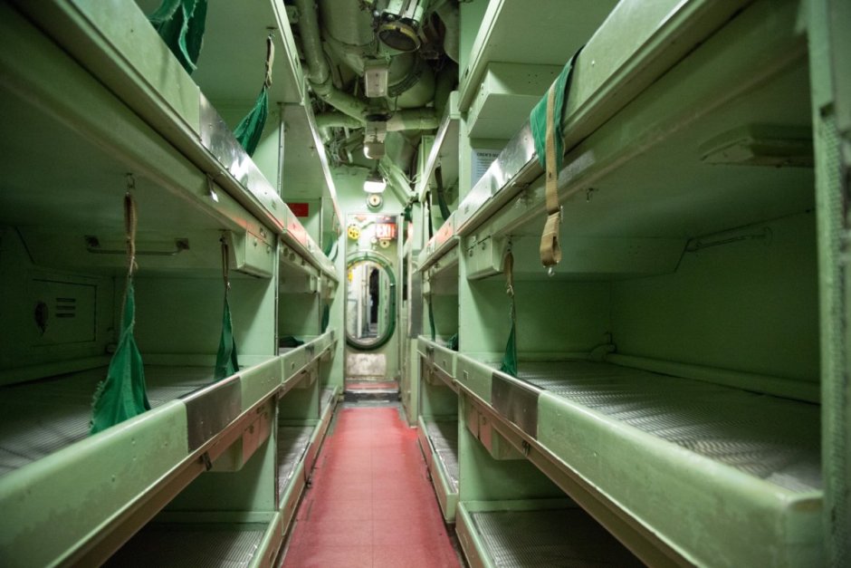 Спальный отсек подводной лодки