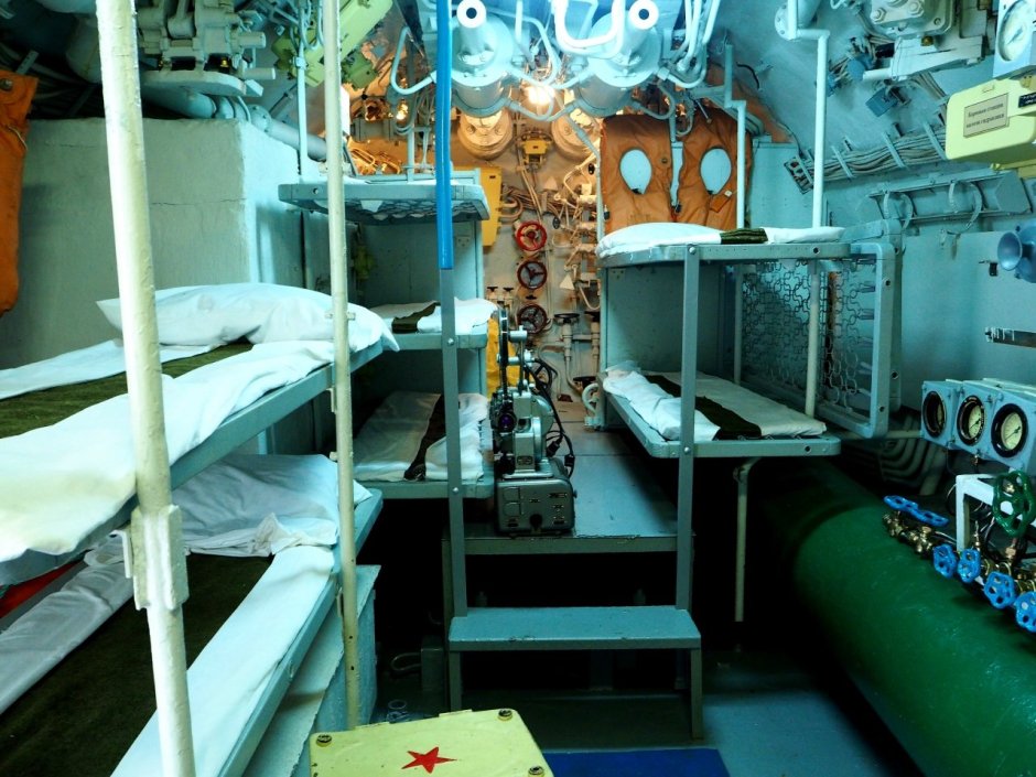 Кубрик на подводной лодке
