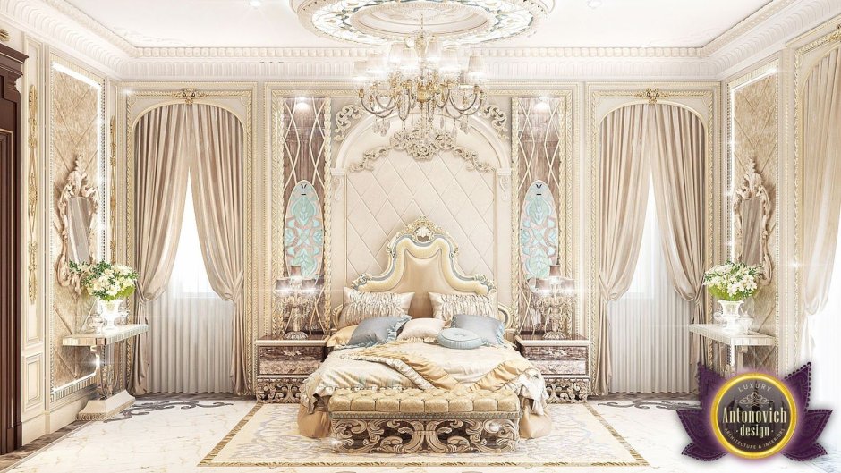 Спальня в царском стиле