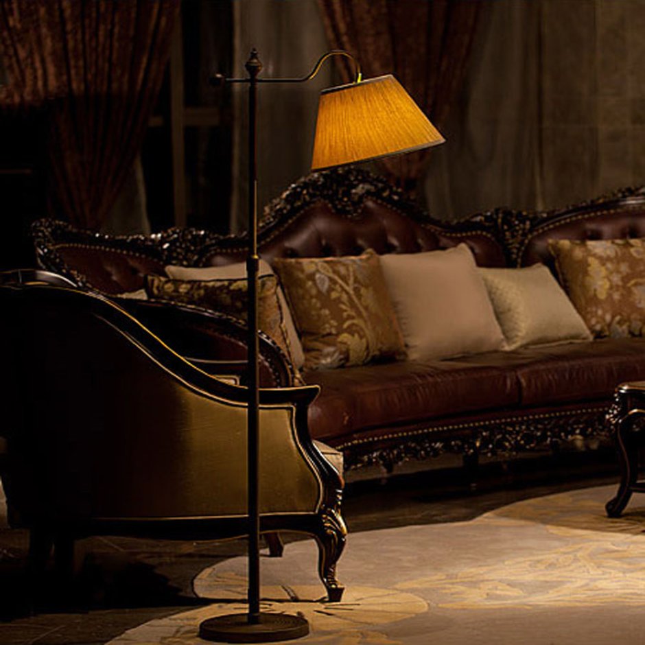 Торшер в стиле ретро