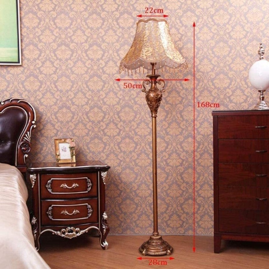 Торшер в стиле ретро