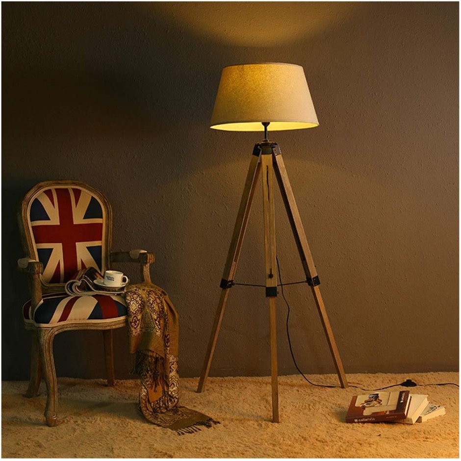 Торшер лофт Винтаж штатив