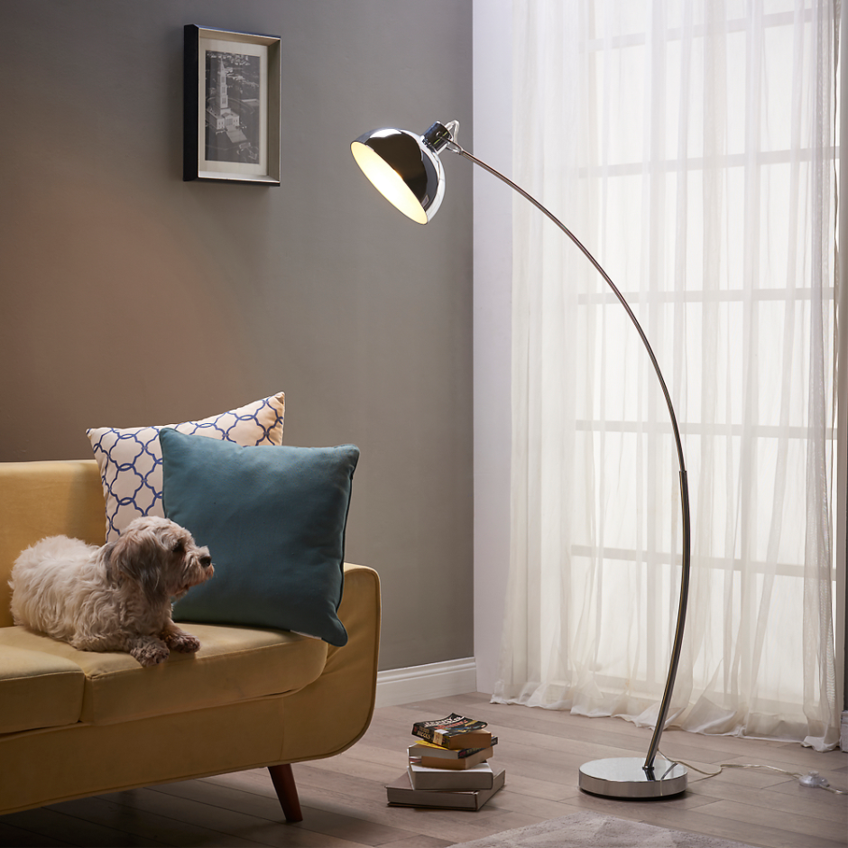 Торшер Arte Lamp Arco a8926pn-1ss