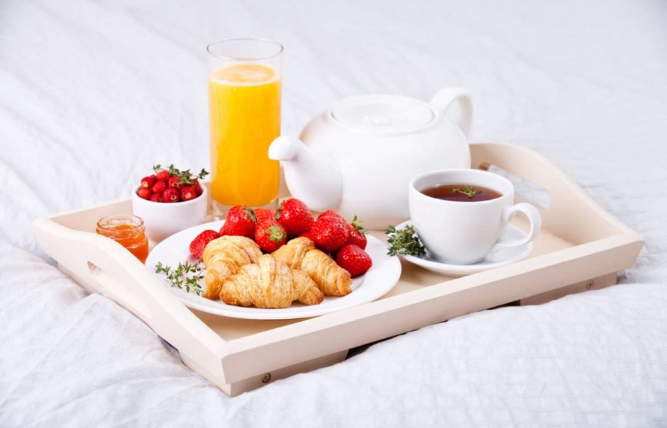 Сок в постель для любимой