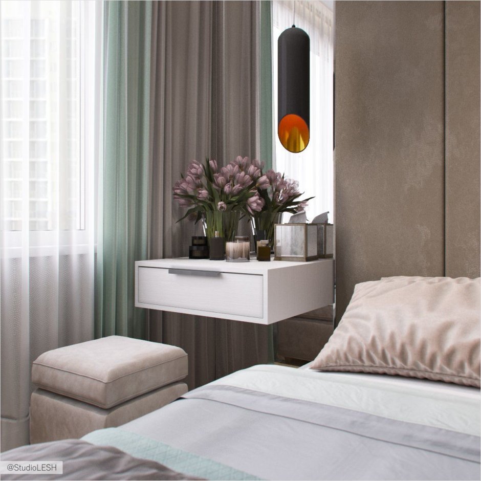 Туалетный столик для спальни в современном стиле