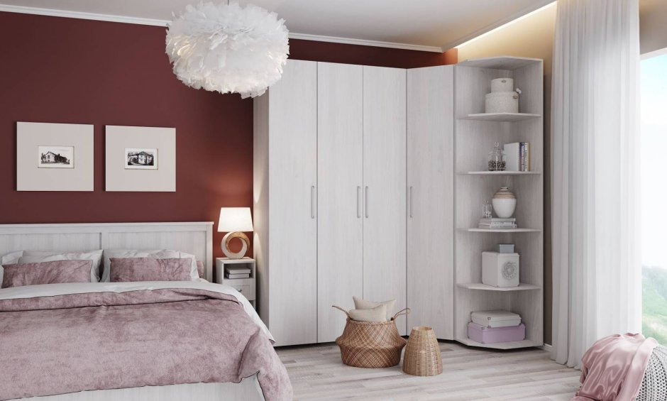 Ясень Анкор светлый спальня