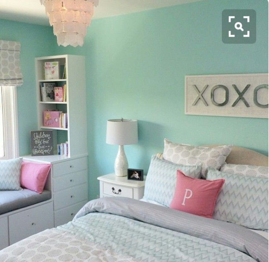 Детская в бирюзовом цвете