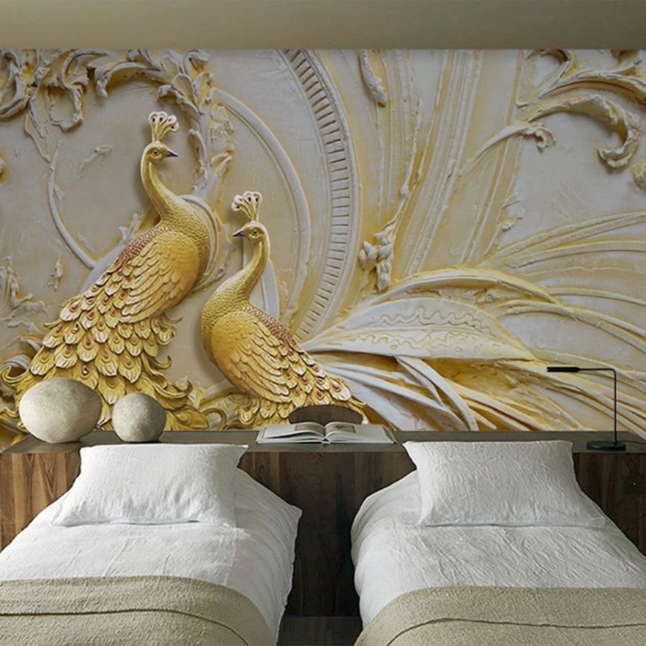 Смотреть женская спальня с барельефом