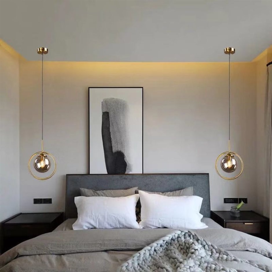 Освещение в спальне дизайнерские идеи