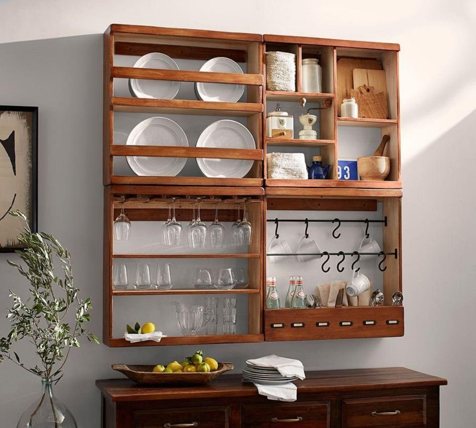 Полочка для посуды на кухню