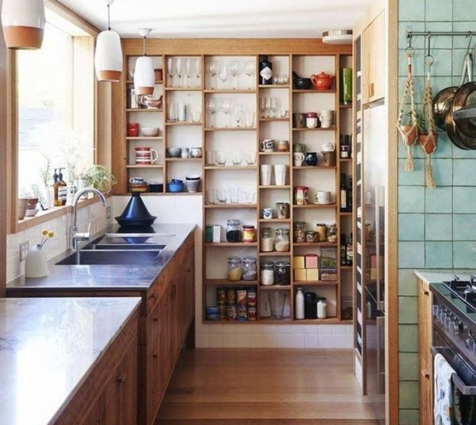 Узкие полки для кухни