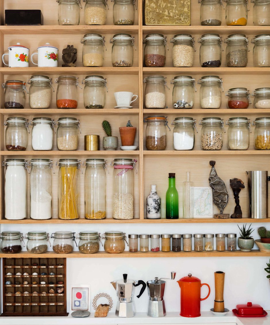 Полка для банок на кухню