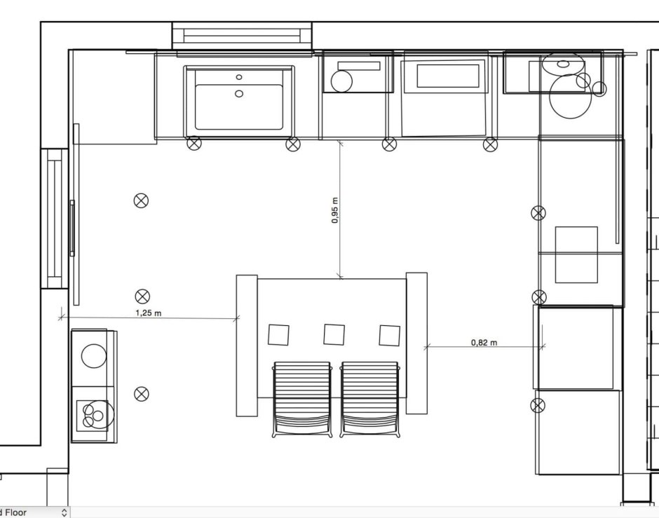 Развертки стен ARCHICAD чертежи
