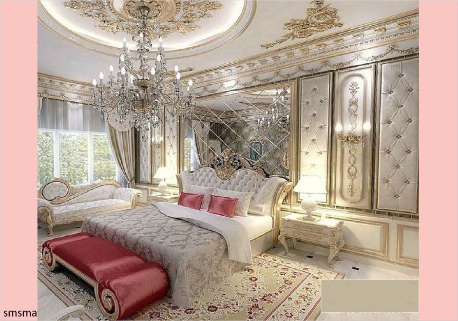Королевская спальня роскошная с шикарном видом