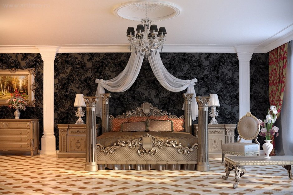 Королевская спальня Luxury Antonovich Design
