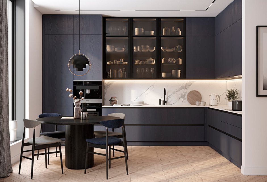 Белорусские кухни Зов цвет индиго