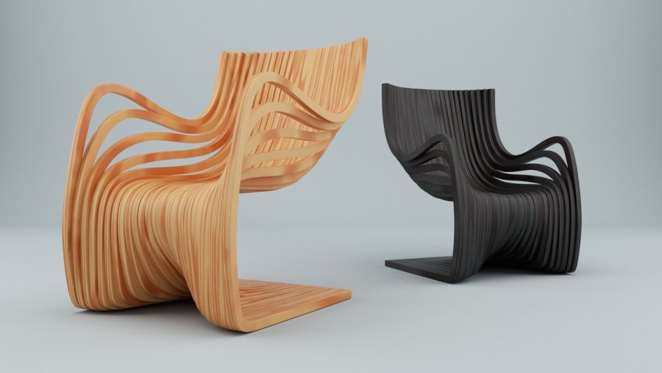 Дизайнерское кресло в интерьере