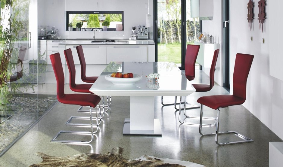 Столы для кухни гостиной в стиле хайтек