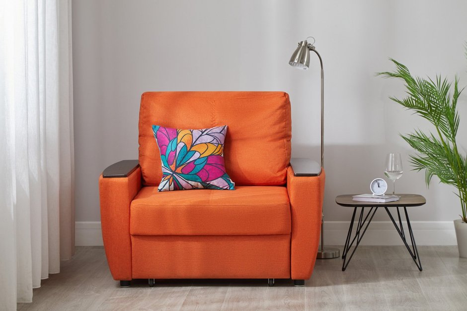 Оранжевое кресло хофф