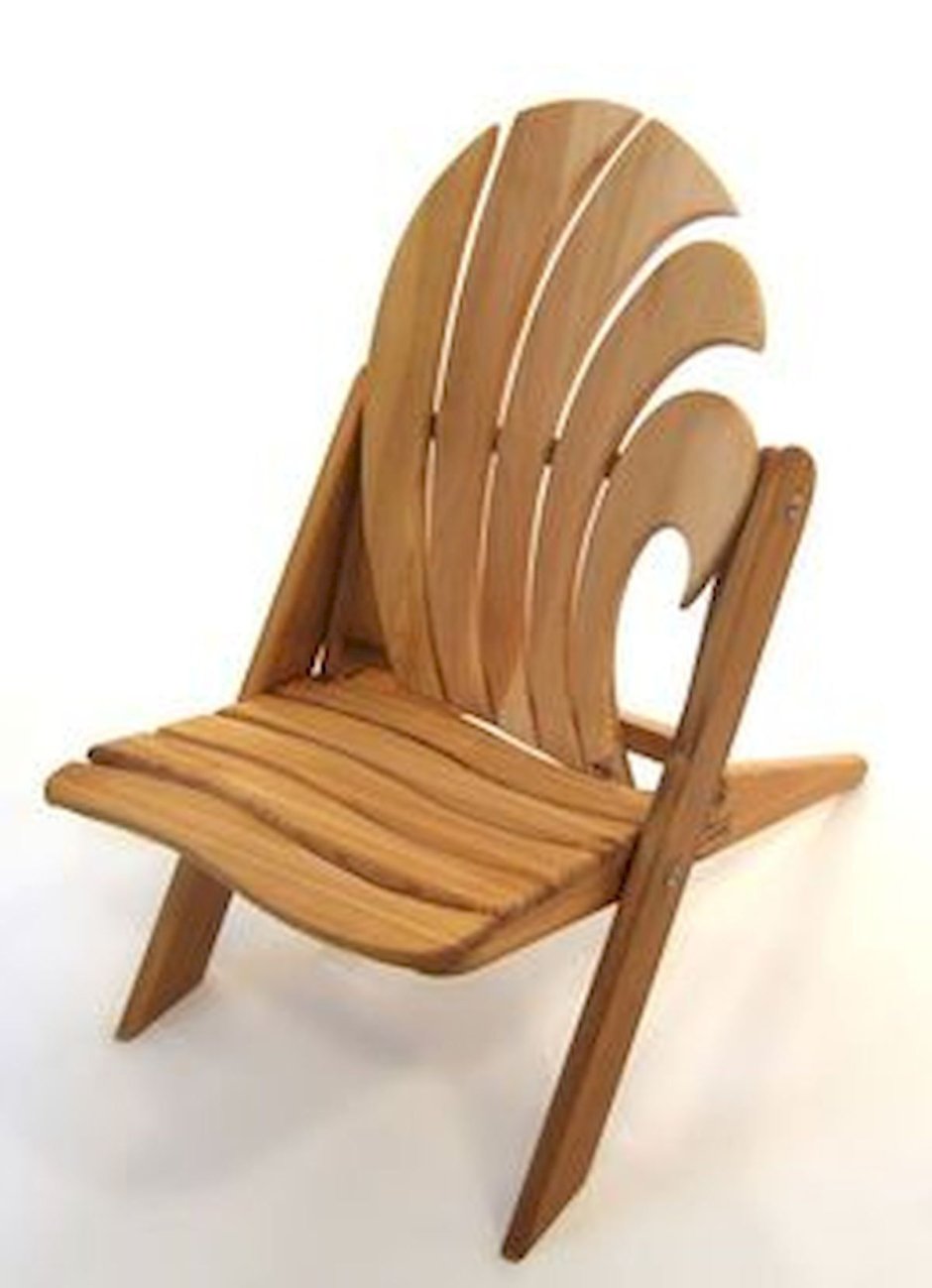 Кресло из бруса