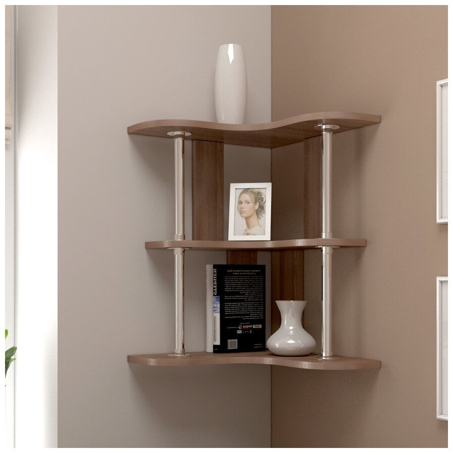 Полка угловая навесная Letta